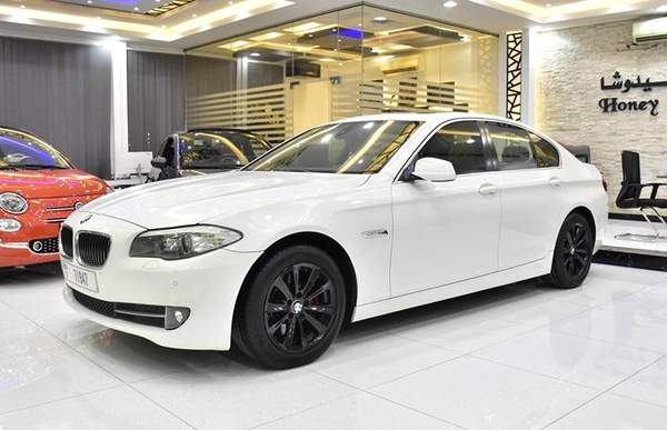 BMW 520i ( 2012 Model ) in White Color GCC Specs