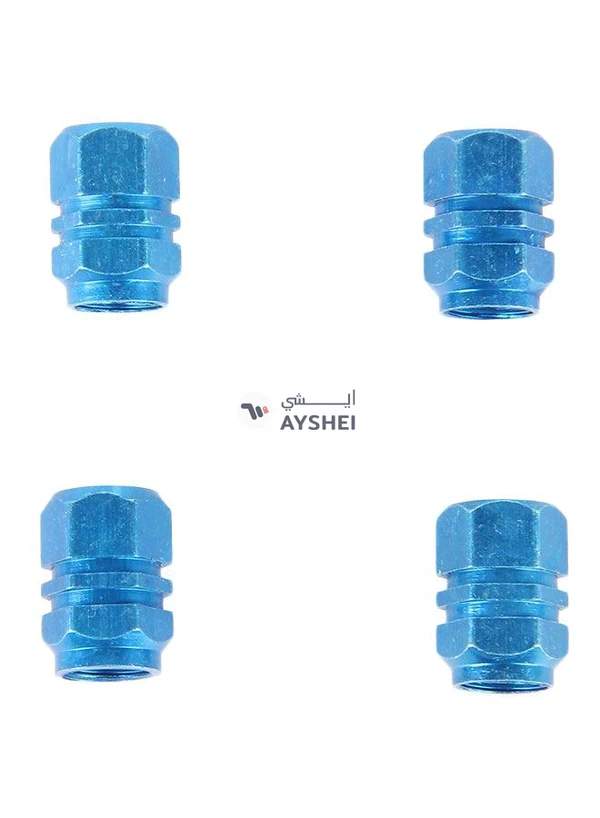 Generic 4-Piece Hexagon Shaped Car Tire Valve Stem Cap