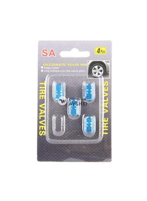 Generic 4-Piece Hexagon Shaped Car Tire Valve Stem Cap