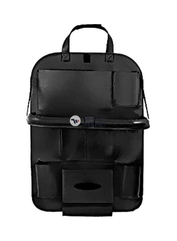 Generic Car Seat Organizer With Table Tray And 3 Charging Lines
