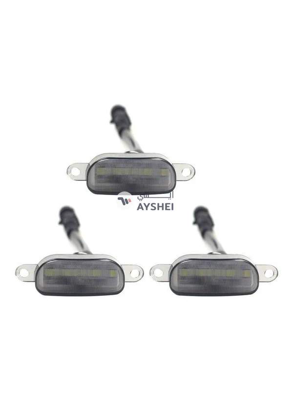 Generic 3-Piece Auto Front Grille LED Lights Replacement For Ford F150 2015-2017