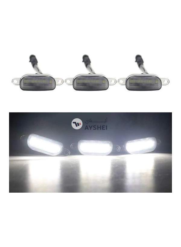 Generic 3-Piece Auto Front Grille LED Lights Replacement For Ford F150 2015-2017