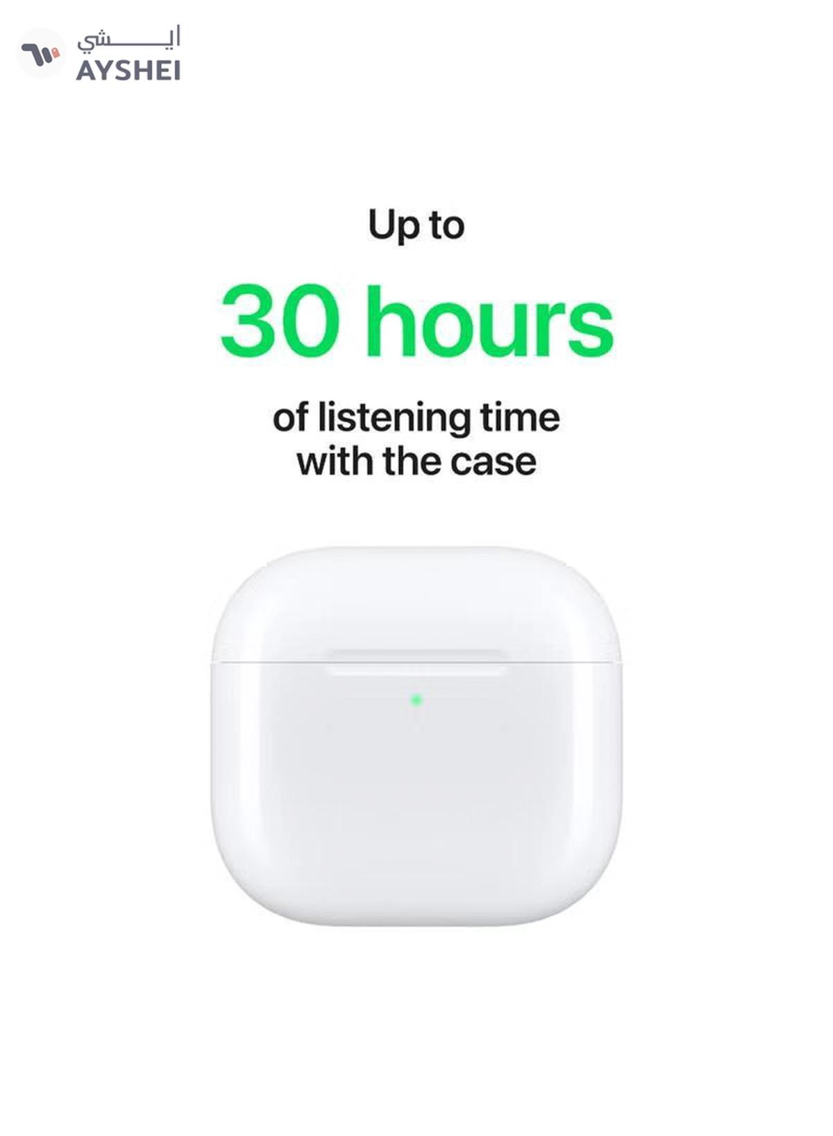 Apple AirPods 4 Wireless Earbuds, Bluetooth Headphones, Personalized Spatial Audio, Sweat and Water Resistant-3-3