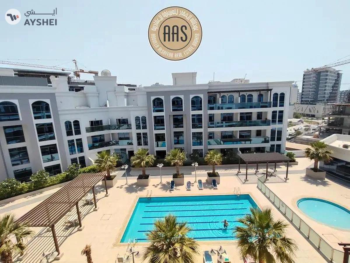 SPECIOUS STUDIO WITH POOL VIEW BALCONY IN ARJAN | 50K ONLY-0-0