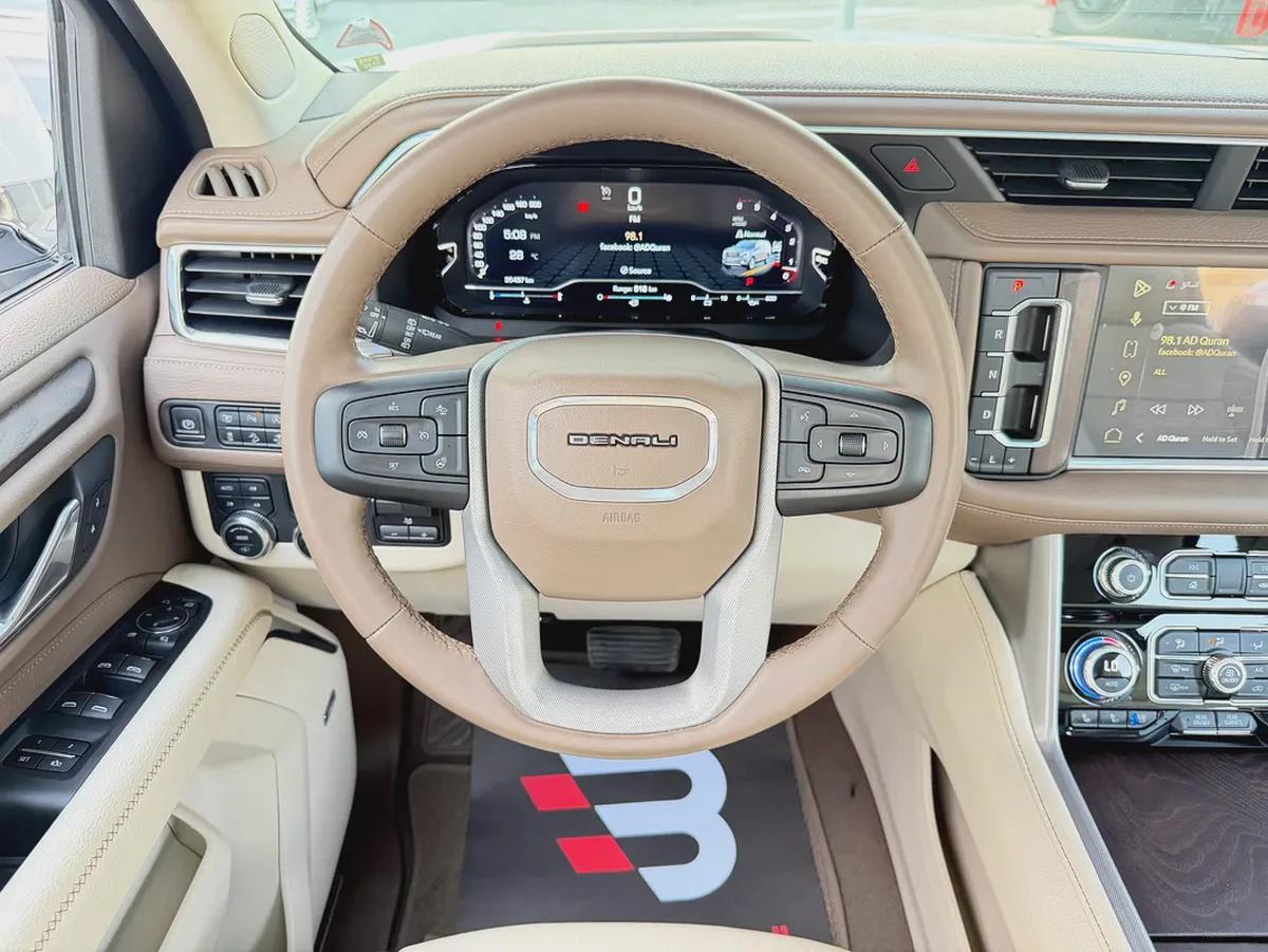 جي ام سي يوكن دينالي ابيض / بيج خليجي 2023 GMC Yukon Denali - GCC Specs-9-9