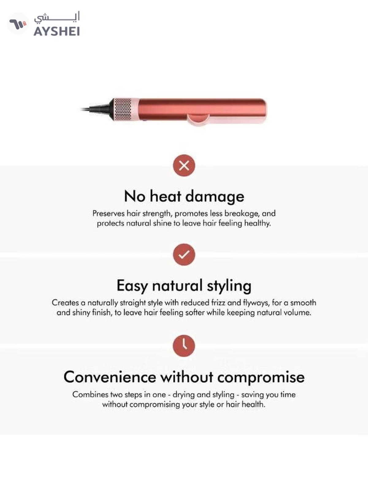 dyson Airstraitstraightener Strawberry Bronze/Blush Pink-1-1