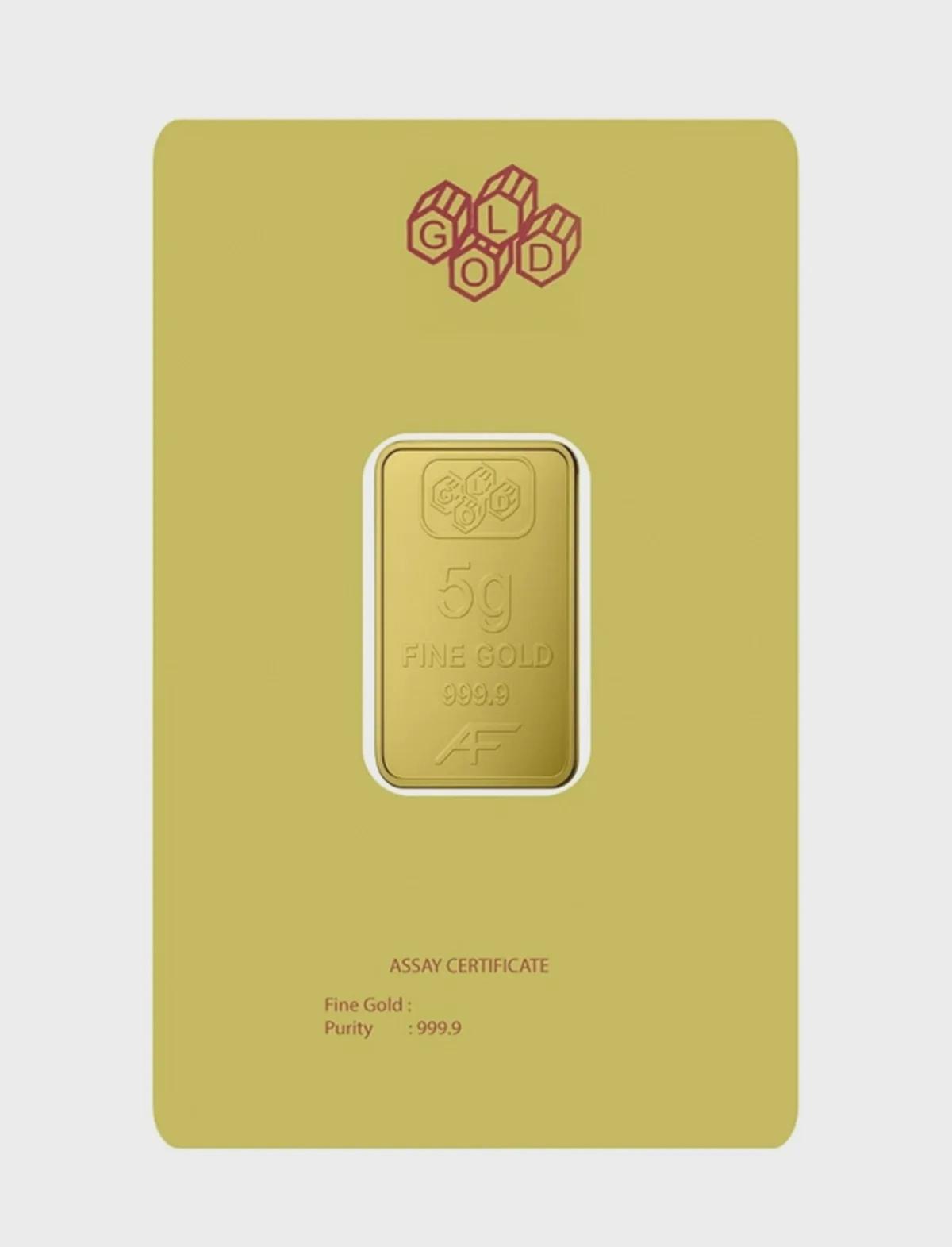 24K Gold Bar 5 gram Gold Bar Al Fardan UAE (999.9% Pure Gold)-2-2