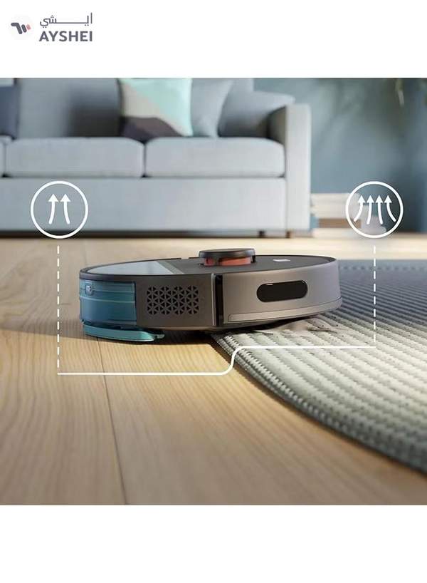 Philips HomeRun 3000 Series Aqua Vacuum And Mop Robot 350 ml XU3000/01 Black