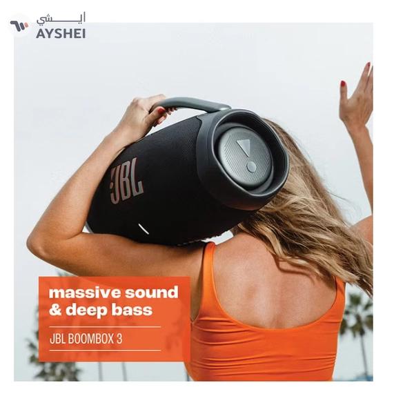 JBL Boombox 3 Portable Speaker With Massive Signature Pro Sound Black