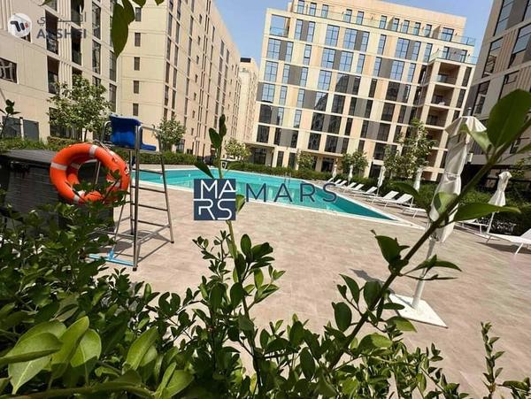 Brand New Pool view Big One Bedroom Apartment For Rent With two balcony Al Mamsha