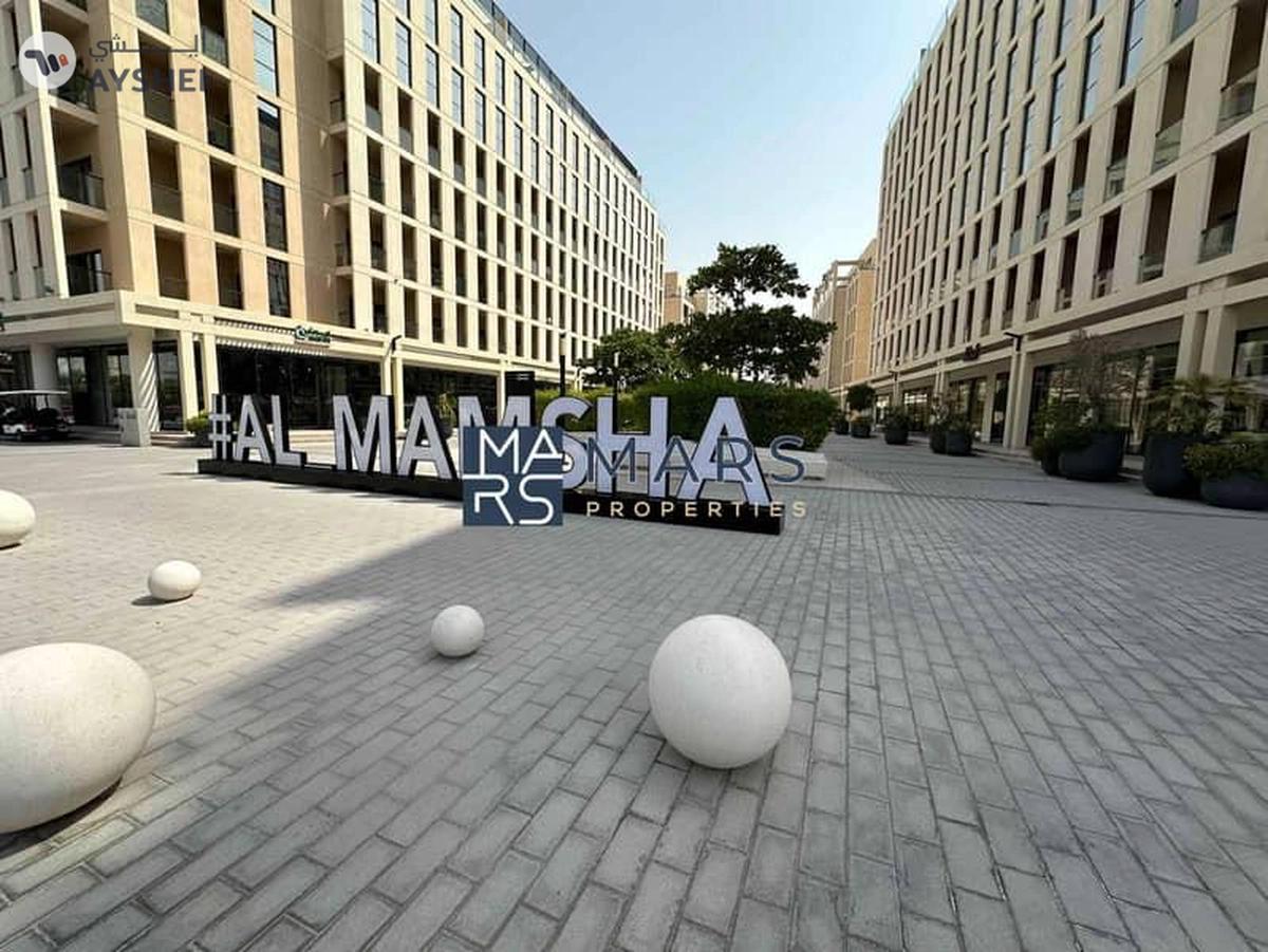 Brand New Pool view Big One Bedroom Apartment For Rent With two balcony Al Mamsha-3-3