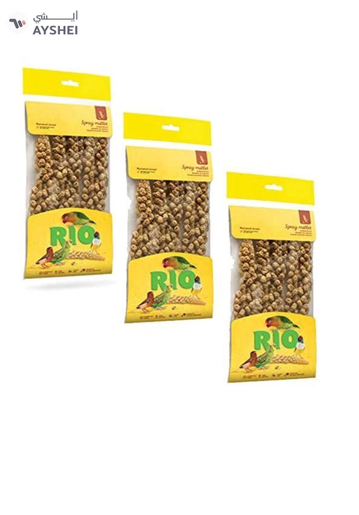 RIO Spray Millet Natural Treat For All Birds 100g x 3-0-0