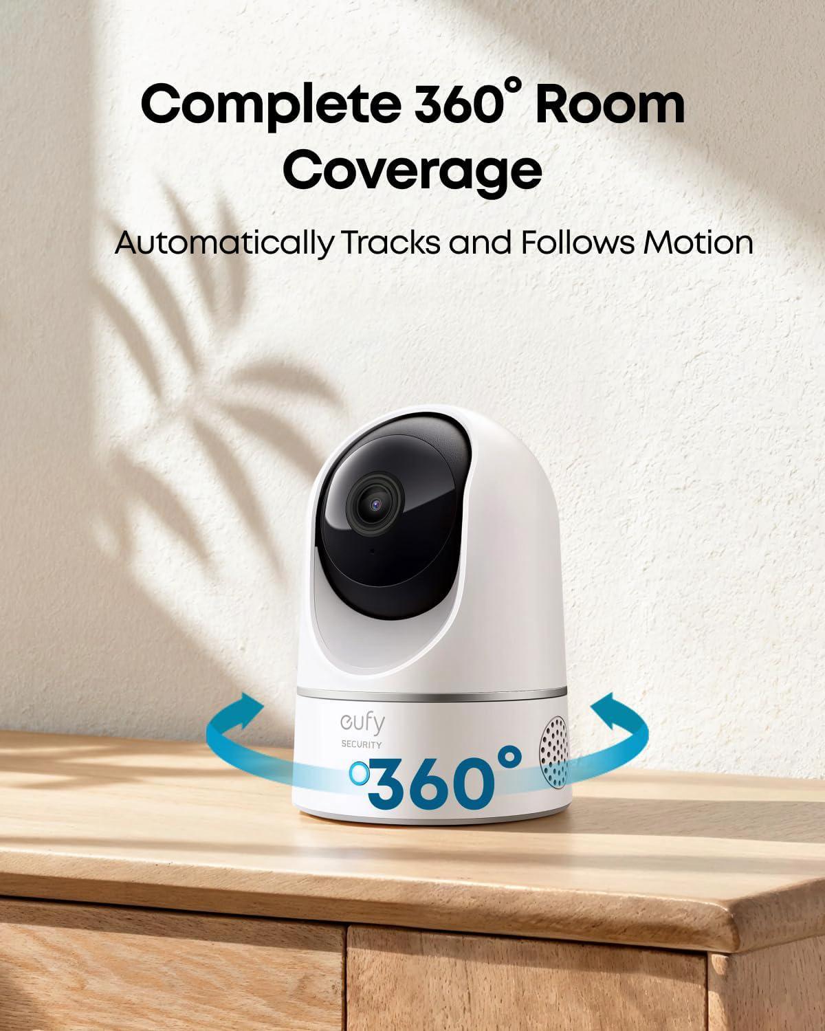 eufy Security 2K Indoor Cam Pan & Tilt, Home Security Indoor Camera-2-2