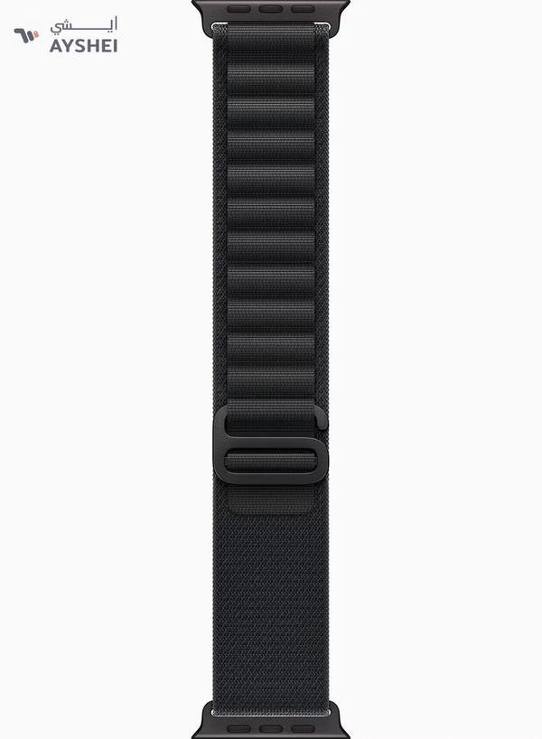 Apple Watch Ultra 3 GPS + Cellular 49mm (TDRA Version) Black Titanium Case With Black Alpine Loop - Large