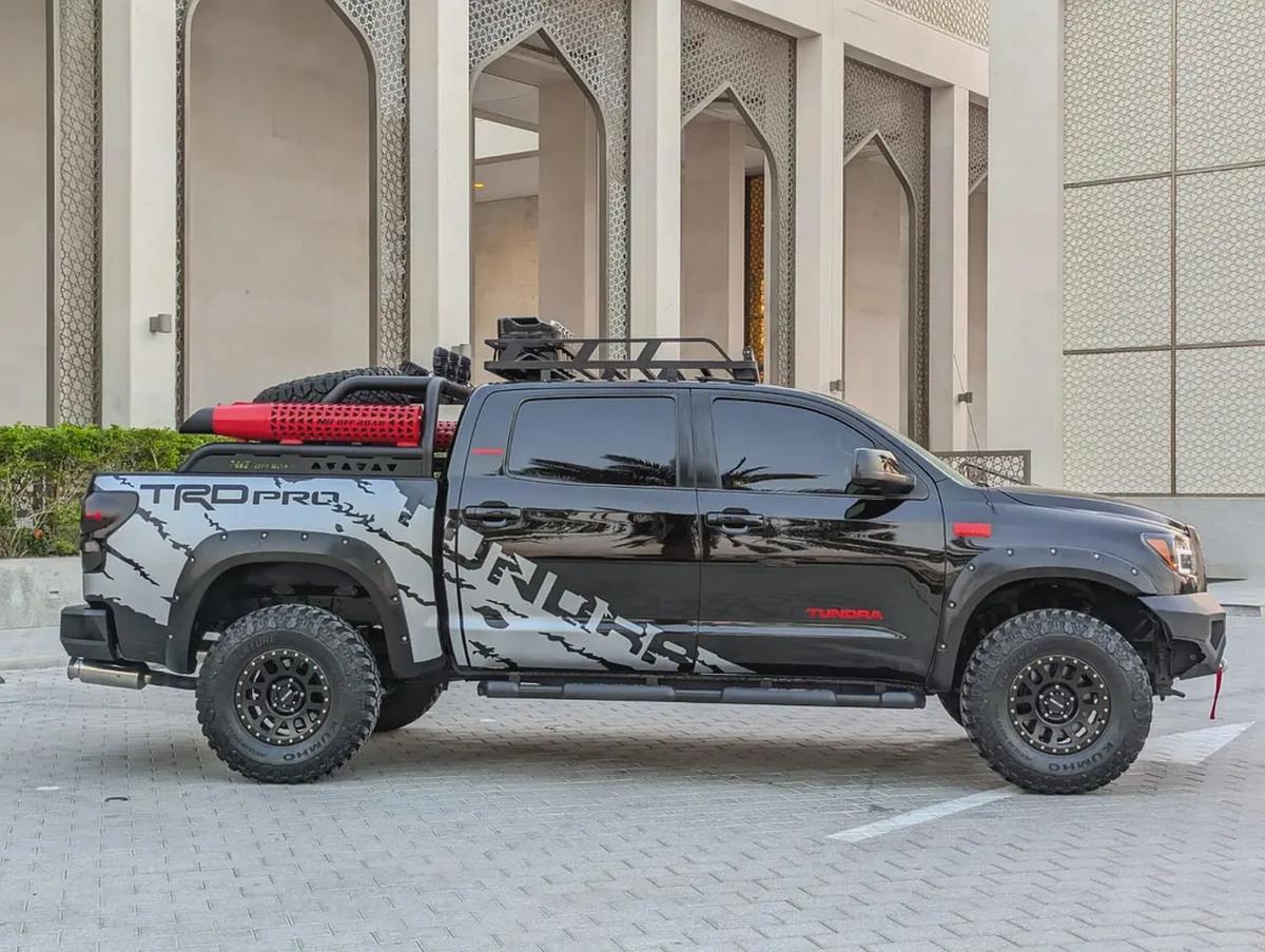 TOYOTA TUNDRA 2007 MODIFIED TRD OFF-ROAD V8 5.7L 4X4 IN EXCELLENT CONDITION-14-14