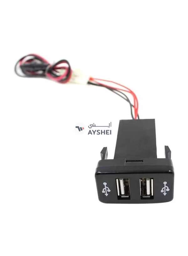 Generic Multi-Functional USB Car Charger Black