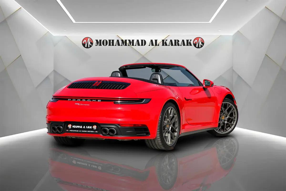 PORSCHE CARRERA 911 CABRIOLET -2022 - GCC - FULLY LOADED - ORIGINAL PAINT - AMAZING CONDITION-3-3