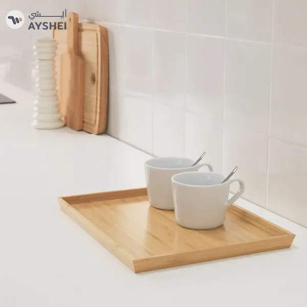 Natural OSTBIT Bamboo Tray - 20x28 cm