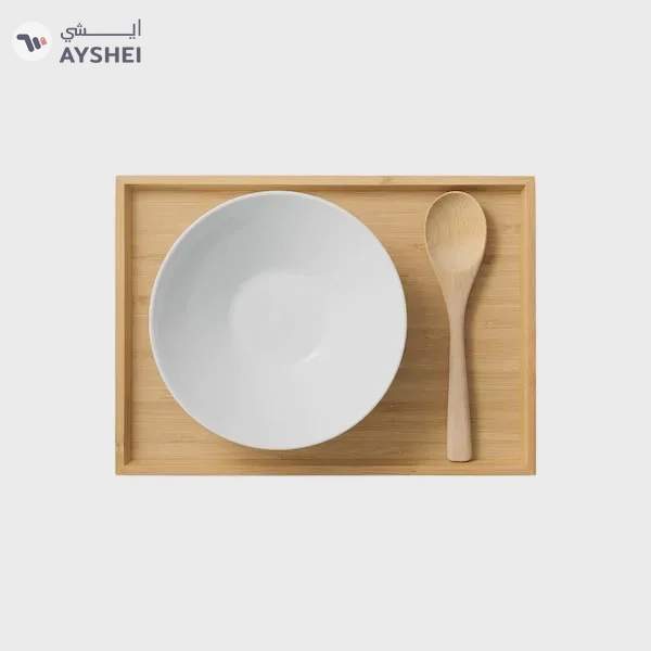 Natural OSTBIT Bamboo Tray - 20x28 cm
