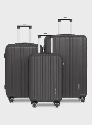 PARAJOHN ABS Material 3-Piece Hardsided Luggage Set