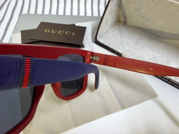 Gucci Red Frame Sunglasses with Case and authenticity card –Gucci GG 1116/S (Color Code: M1SBN)