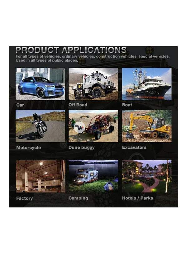 Generic 40W Waterproof LED Off-Road Fog Driving Light