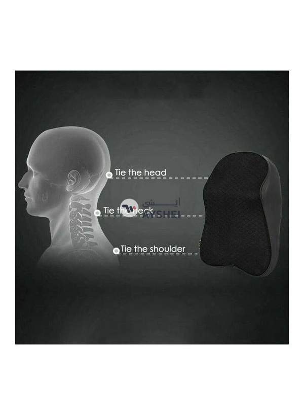 Generic 1PC Car Seat Headrest Pad Memory Foam Pillow Head Neck Rest Support Cushion Black Large