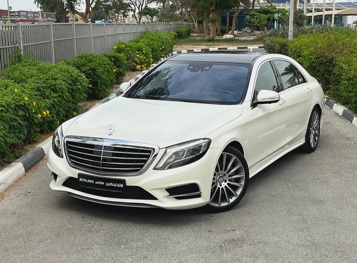 Mercedes S 400 AMG Gcc First owner with service history no paint Accident-0-0