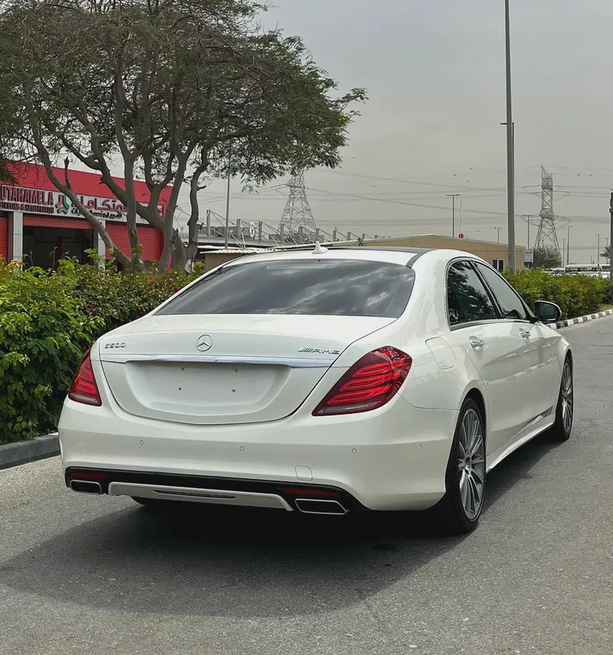 Mercedes S 400 AMG Gcc First owner with service history no paint Accident-5-5