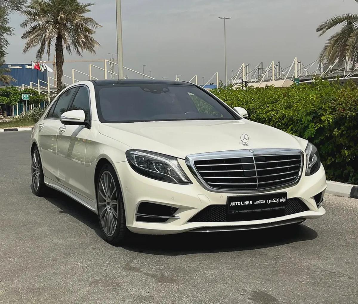 Mercedes S 400 AMG Gcc First owner with service history no paint Accident-7-7
