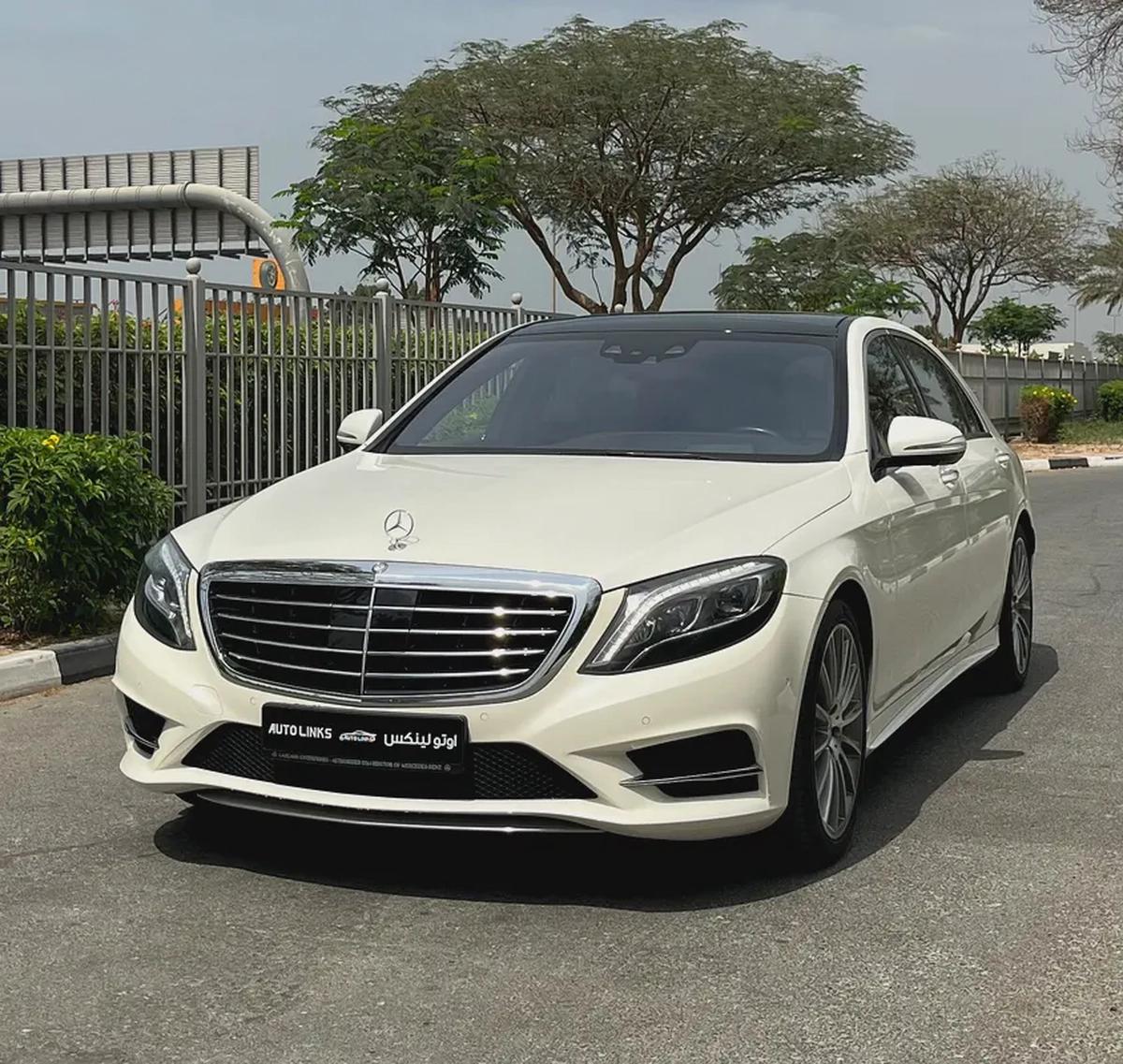 Mercedes S 400 AMG Gcc First owner with service history no paint Accident-8-8