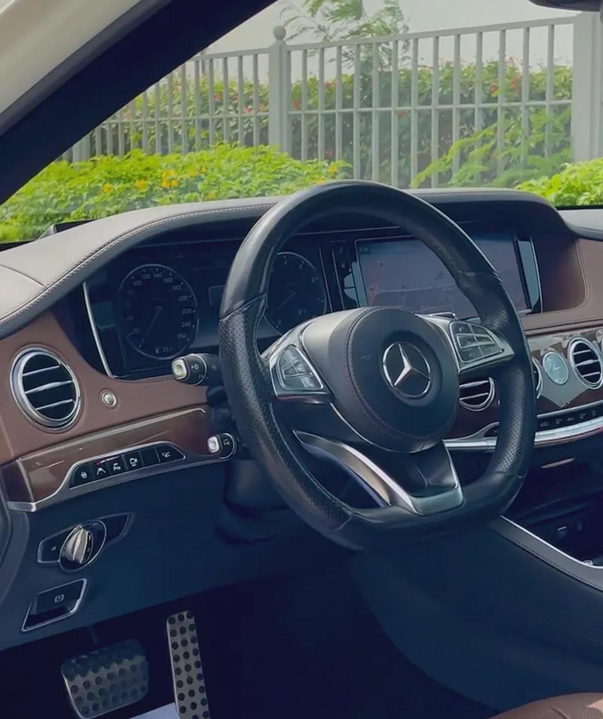 Mercedes S 400 AMG Gcc First owner with service history no paint Accident-9-9