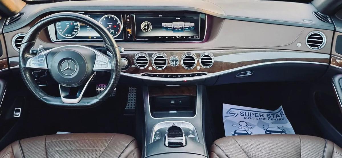 Mercedes S 400 AMG Gcc First owner with service history no paint Accident-12-12