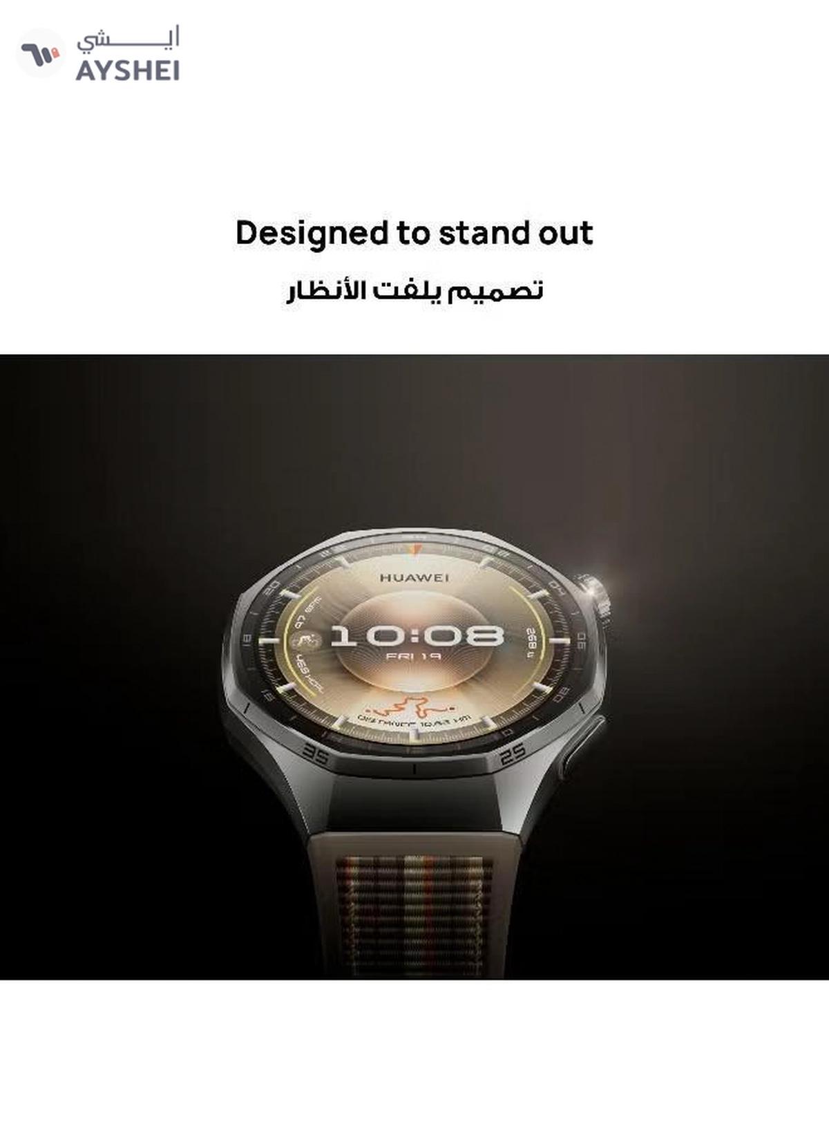 Huawei WATCH GT 6 Pro 46mm Smart Watch, 1.47'' Display, up to 21 days battery life, Compatible with iOS & Android, ECG Analysis, Health Monitor, Black with Free Extra APP Benefits Black-1-1