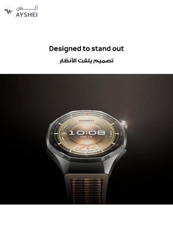 Huawei WATCH GT 6 Pro 46mm Smart Watch, 1.47'' Display, up to 21 days battery life, Compatible with iOS & Android, ECG Analysis, Health Monitor, Black with Free Extra APP Benefits Black