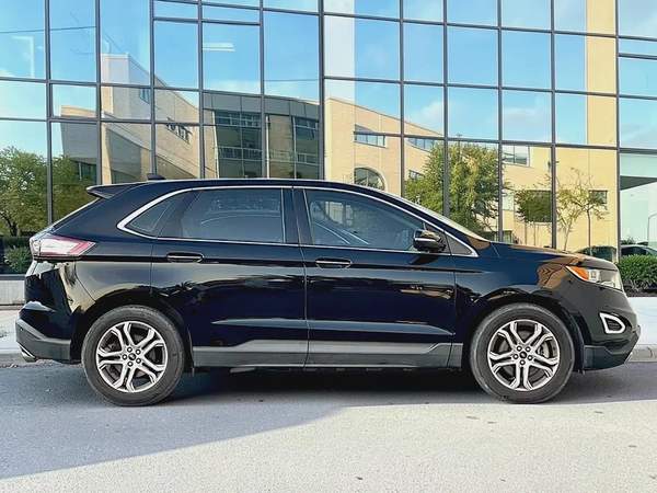 AED 1,045 P.M | Ford Edge 3.5 V6 Titanium 2017 - GCC Specs -under warranty | ORIGINAL PAINT