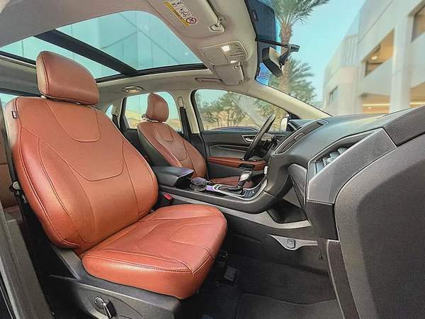 AED 1,045 P.M | Ford Edge 3.5 V6 Titanium 2017 - GCC Specs -under warranty | ORIGINAL PAINT