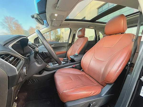 AED 1,045 P.M | Ford Edge 3.5 V6 Titanium 2017 - GCC Specs -under warranty | ORIGINAL PAINT