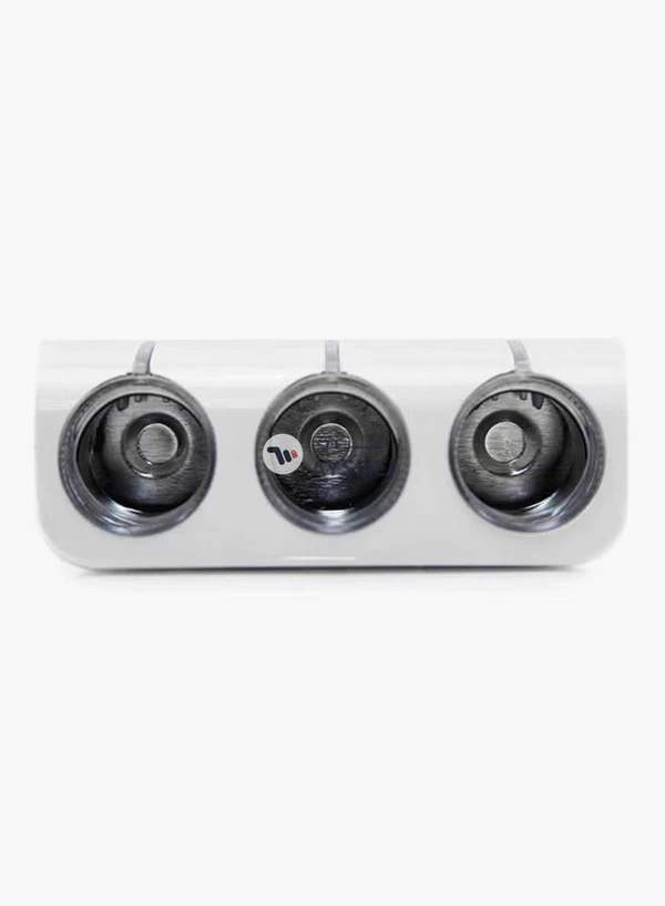 LESHP 3 Way Car Cigarette Lighter Socket Charger White