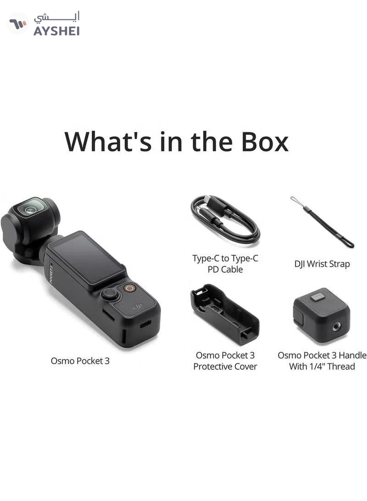 DJi Osmo Pocket 3 Vlogging Camera With 1-Inch CMOS & 4K/120fps Video 3-Axis Stabilization Fast Focusing Face/Object Tracking 2-Inch Rotatable Touchscreen Small Video Camera For Photography Youtube-0-portrait