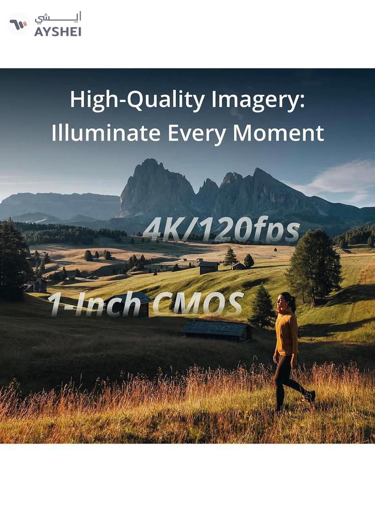 DJi Osmo Pocket 3 Vlogging Camera With 1-Inch CMOS & 4K/120fps Video 3-Axis Stabilization Fast Focusing Face/Object Tracking 2-Inch Rotatable Touchscreen Small Video Camera For Photography Youtube-5-5