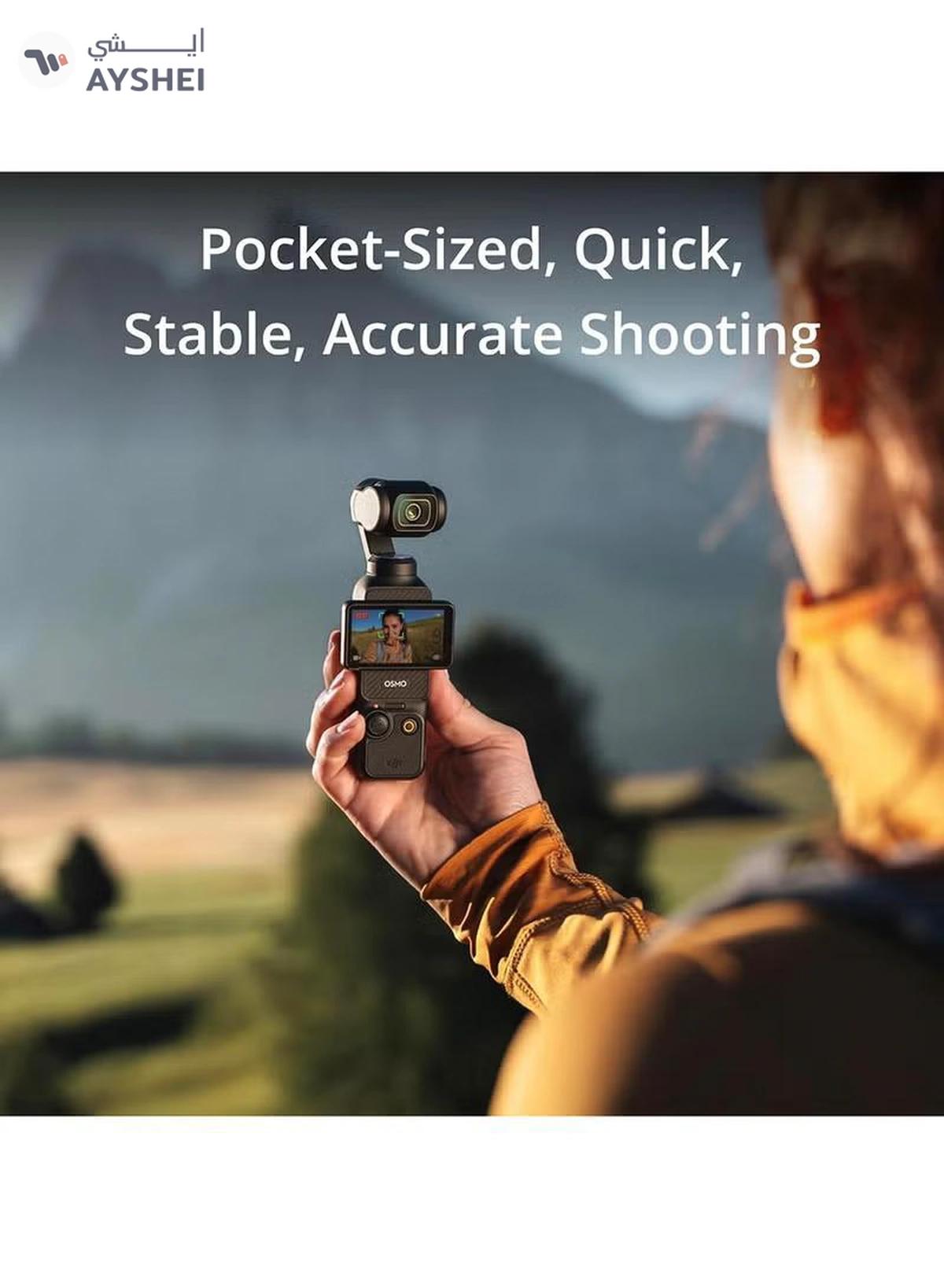DJi Osmo Pocket 3 Vlogging Camera With 1-Inch CMOS & 4K/120fps Video 3-Axis Stabilization Fast Focusing Face/Object Tracking 2-Inch Rotatable Touchscreen Small Video Camera For Photography Youtube-3-3