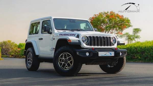 ( 5 Years Warranty + 3 Years Service ) 2025 Jeep Wrangler Rubicon 2.0L Turbo 4x4 GCC 0Km
