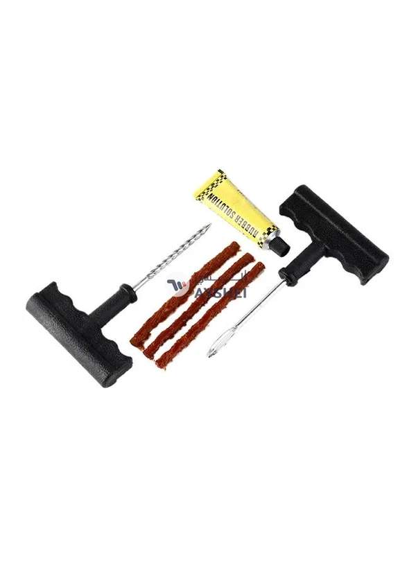 Generic 8-Piece Car Tyre Puncture Repair Tool With Split-Eye Insert Needle Rasp Set