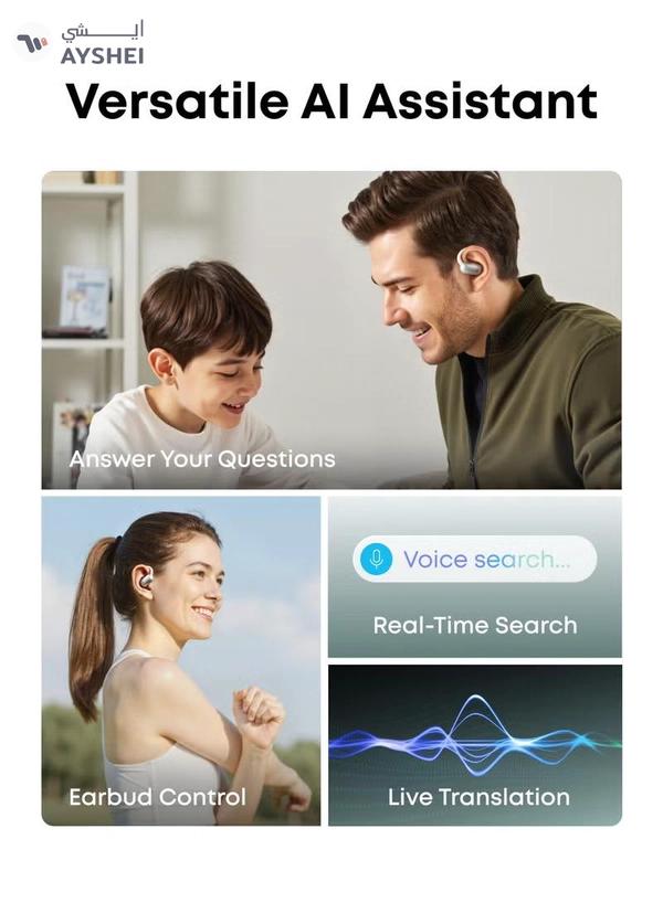 Soundcore AeroFit 2 AI Assistant Open-Ear Headphones