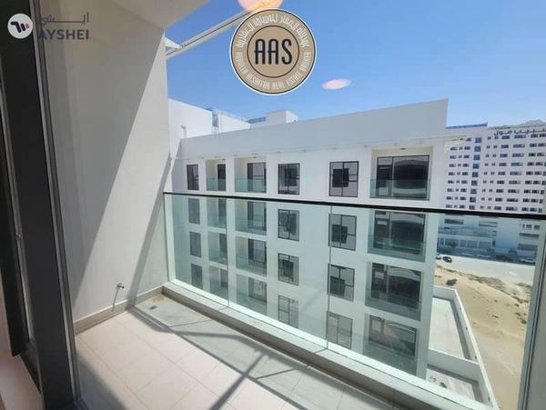 First tenant/ brand new 2bhk apartment with balcony & fitted cabinet in 105k AED