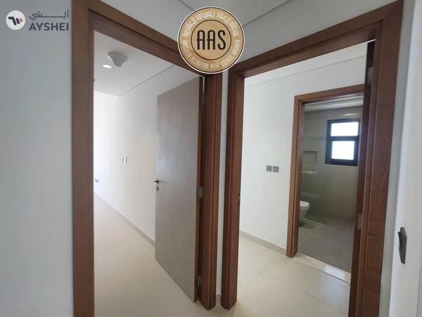 First tenant/ brand new 2bhk apartment with balcony & fitted cabinet in 105k AED