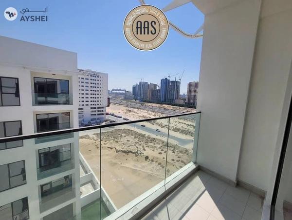 First tenant/ brand new 2bhk apartment with balcony & fitted cabinet in 105k AED