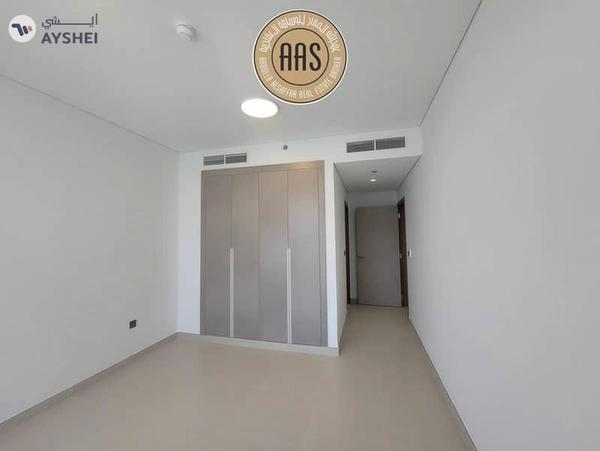 First tenant/ brand new 2bhk apartment with balcony & fitted cabinet in 105k AED