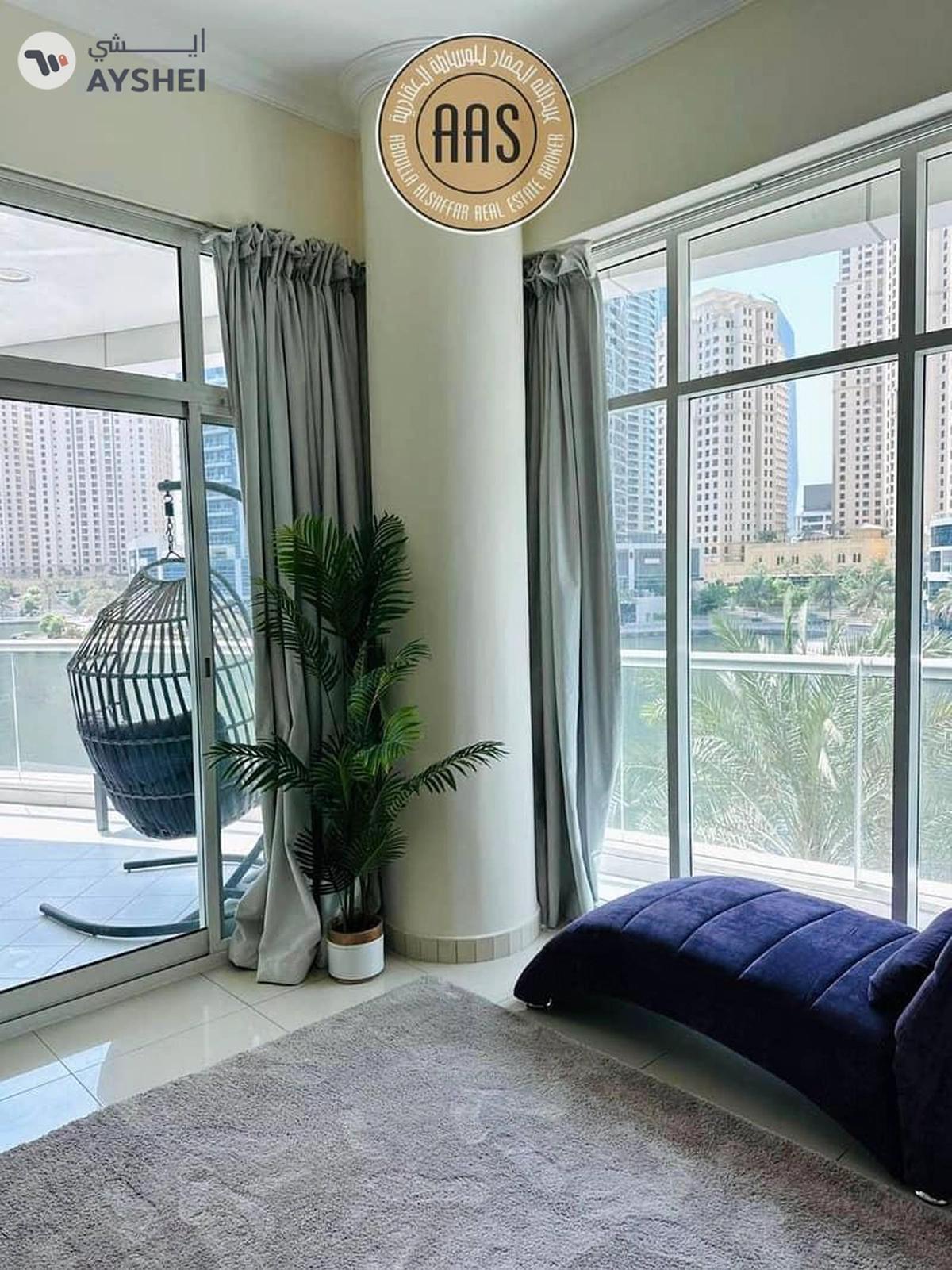 READY TO MOVE || MARINA VIEW || FULLY FURNISHED || 2BR FLAT ||-1-1